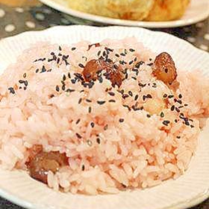 炊飯器で作る☆北海道のお赤飯